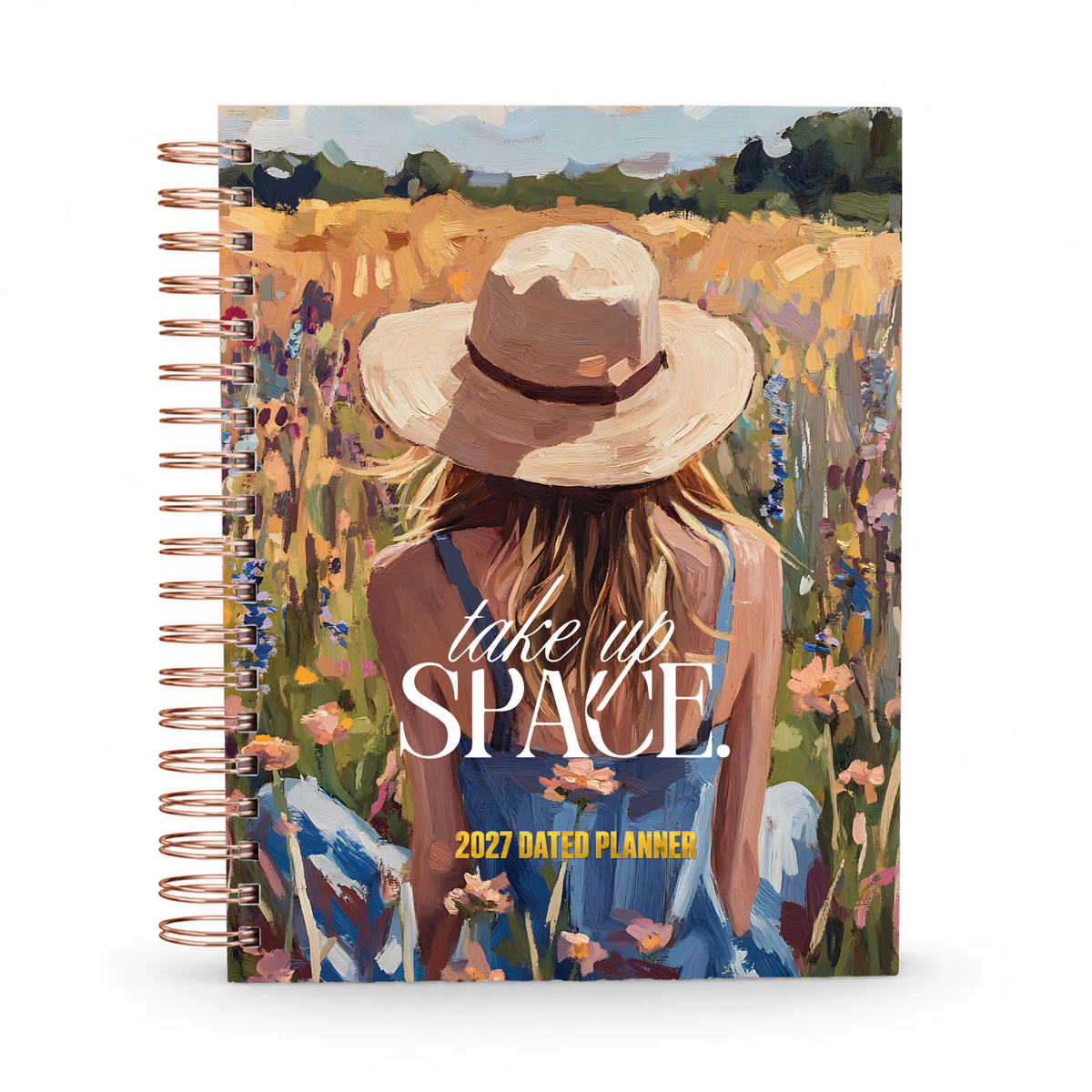 Take Up Space 2027 dated planner detail view
