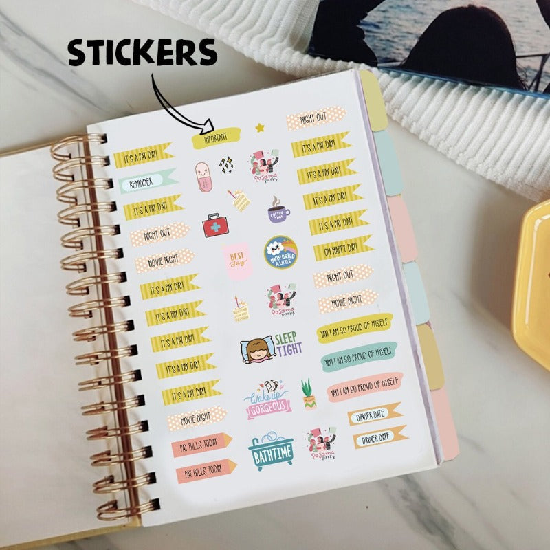 Undated Yearly Planner - Rebel With Cause Undated Planners June Trading   