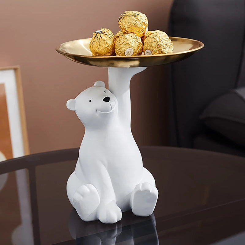 Polar Paws Gold Trinket Holder