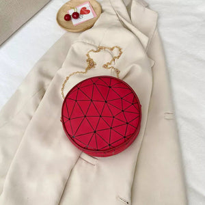 Round Geometric Sling Bag  June Trading   