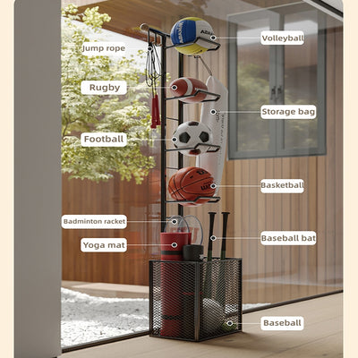Multifunction Ball Storage Rack