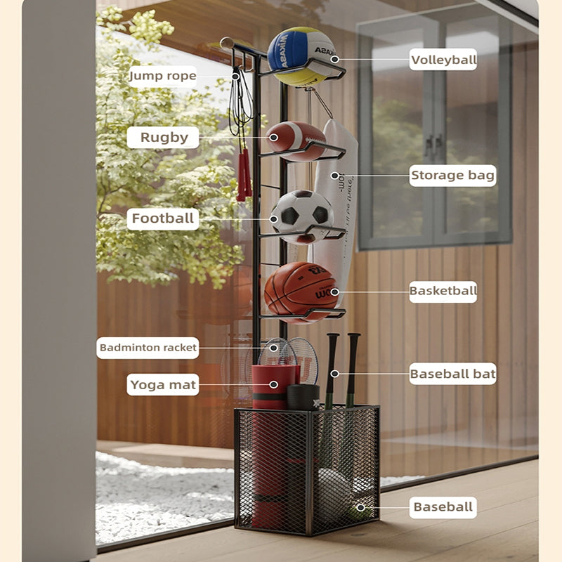 Multifunction Ball Storage Rack