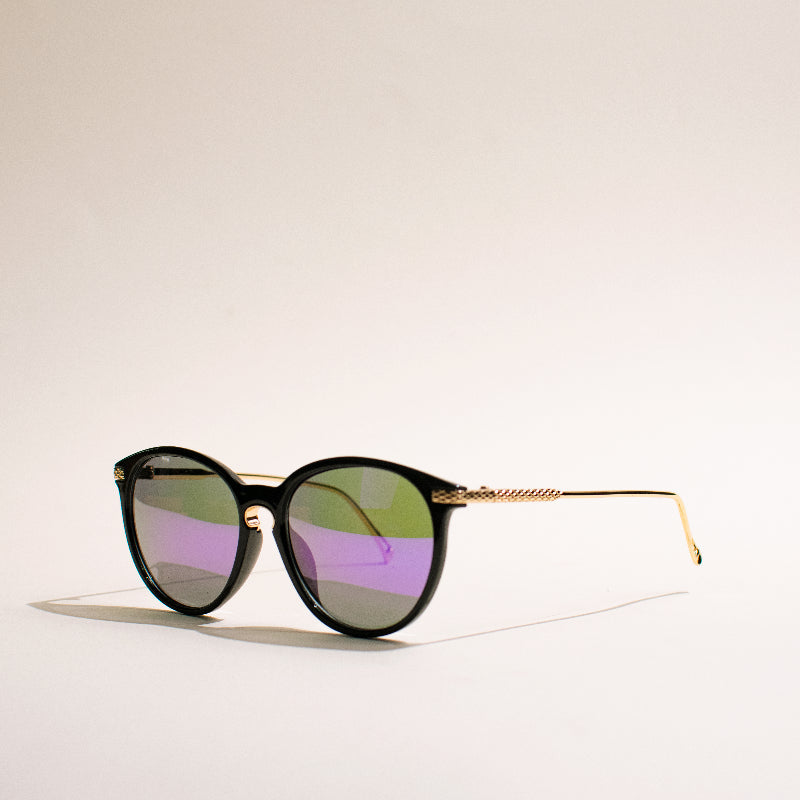 Chic & Classy Purple Mirror Sunglass Eyewear ERL   