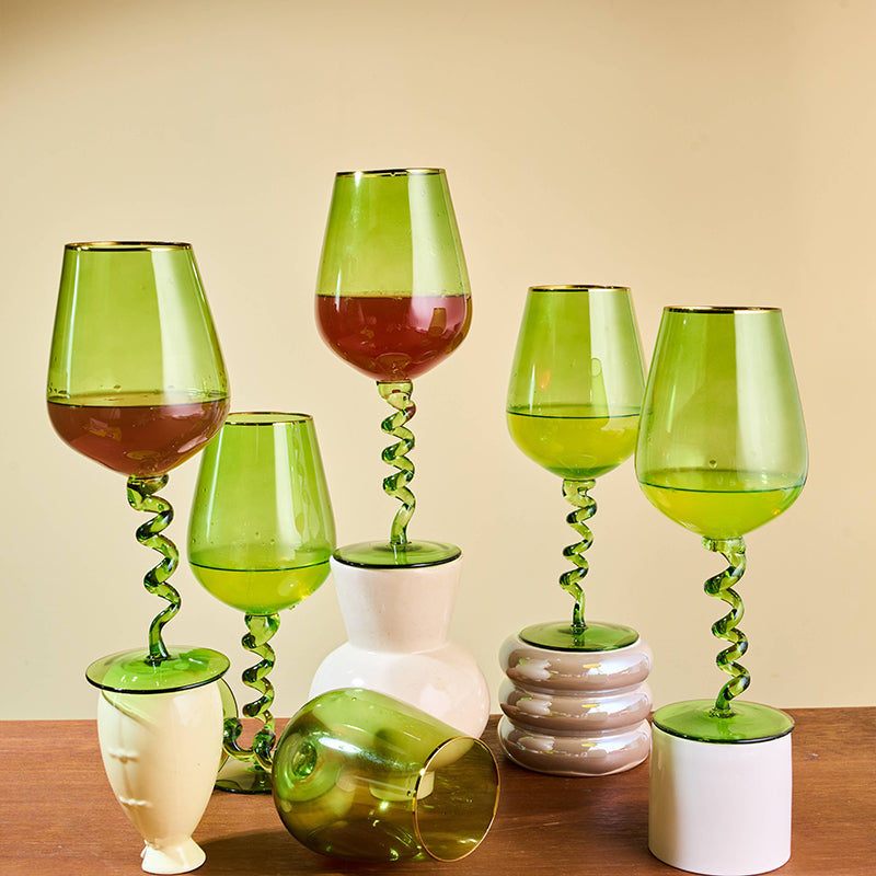 Twist of Eden Elegant Wine Glass