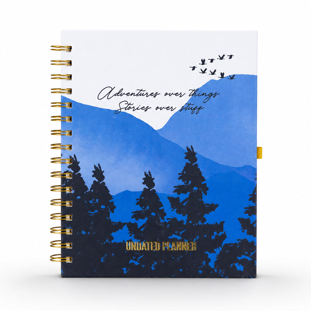 Adventures Over Things — Undated Planner
