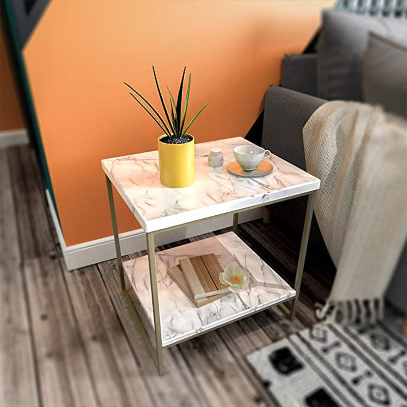 Renee Classy Finish 2-Tier Coffee Table Smart Furniture June Trading   
