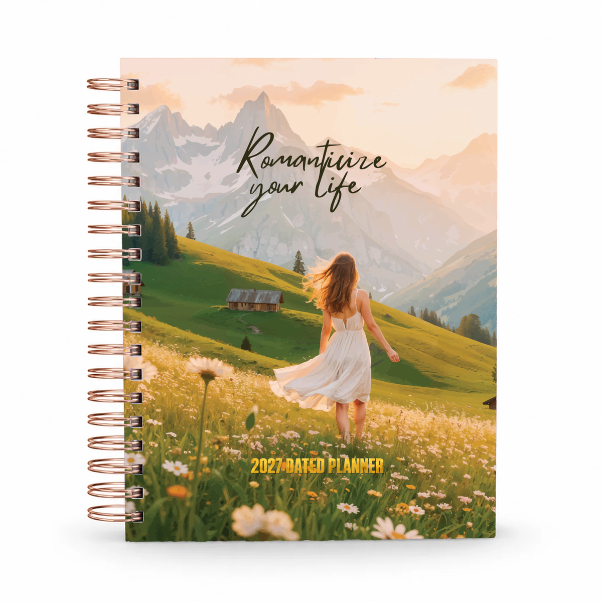 Romanticize Your Life 2027 dated planner detail view