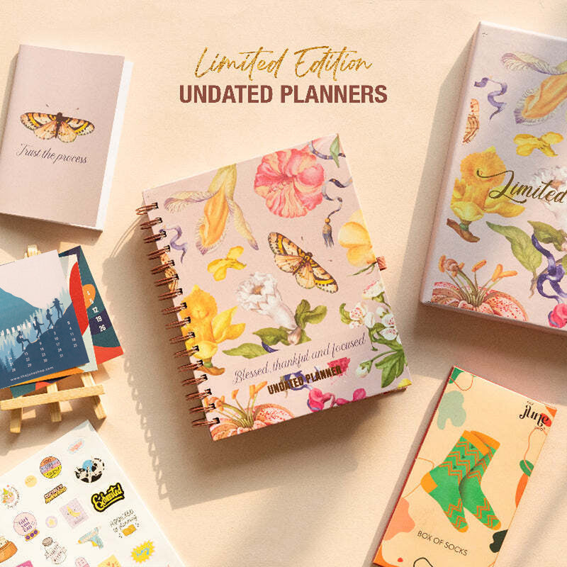Limited Edition Undated Planner - Blessed, Thankful & Focused
