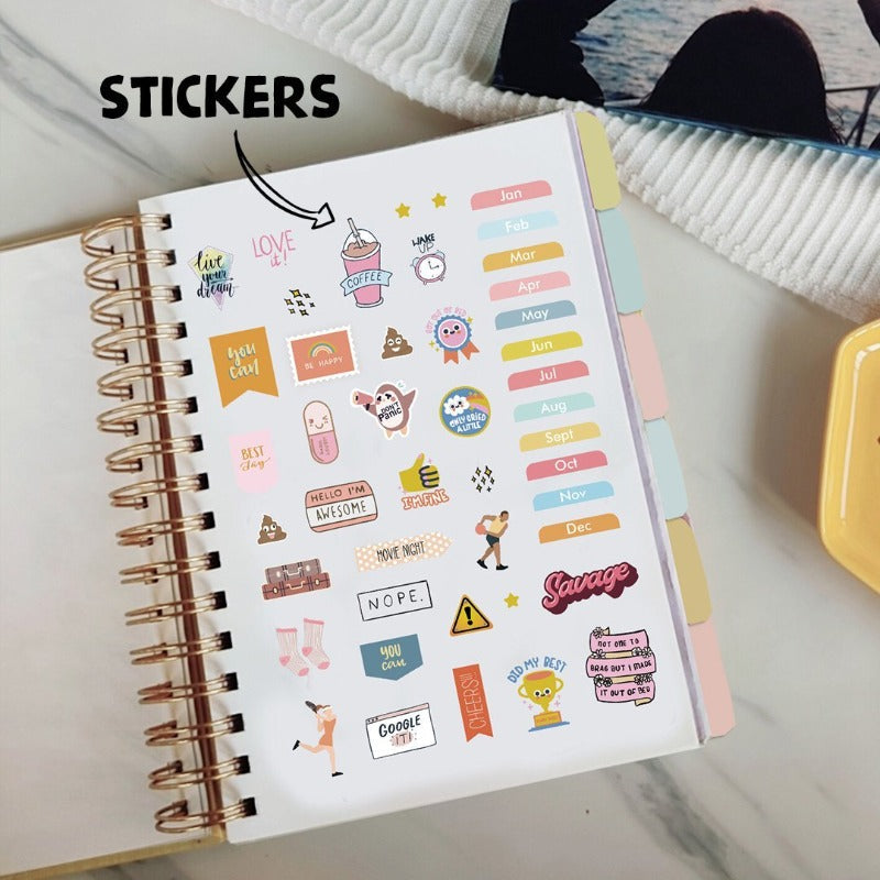 Undated Yearly Planner - Sassy Girl Undated Planners June Trading   