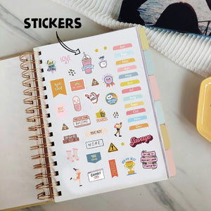 Undated Yearly Planner - Rebel With Cause Undated Planners June Trading   