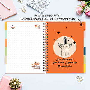 Shine Like The Universe - Undated Yearly Planner Undated Planners June Trading   