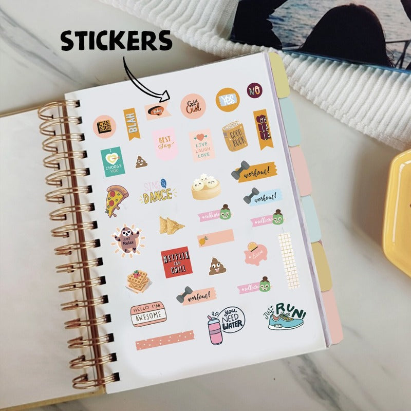 Undated Yearly Planner - Rebel With Cause Undated Planners June Trading   