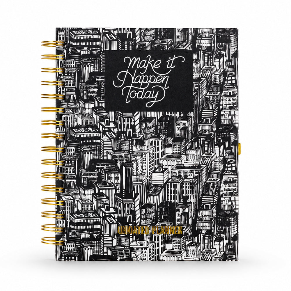Make It Happen Today — Undated Planner