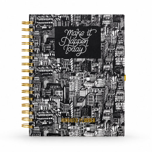 Undated Yearly Planner - Make It Happen Today