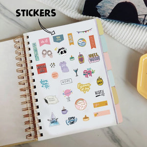 Undated Yearly Planner - Rebel With Cause Undated Planners June Trading   