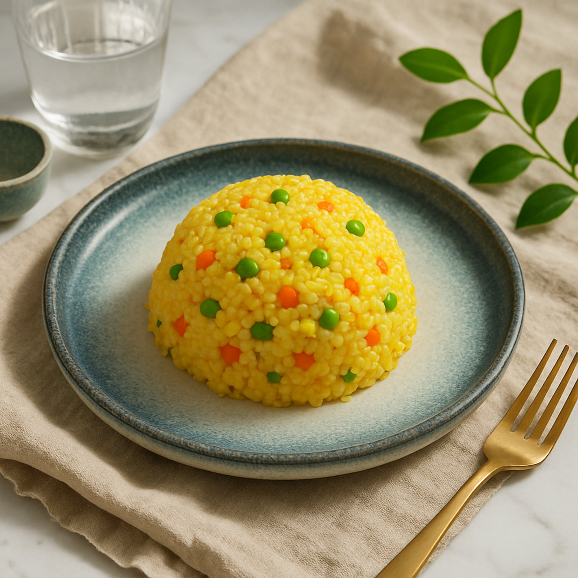 Ombre Ceramic Round Dinner Plate