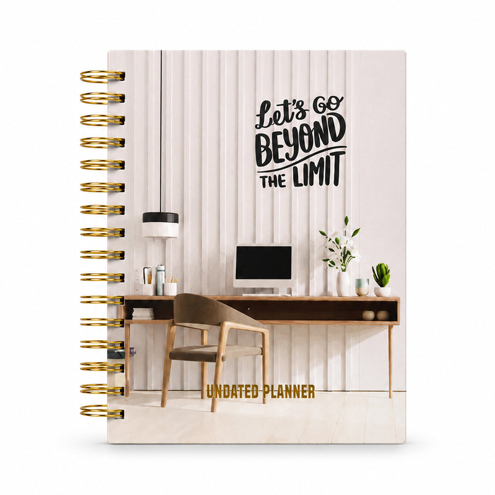 Let's Go Beyond The Limit — Undated Planner
