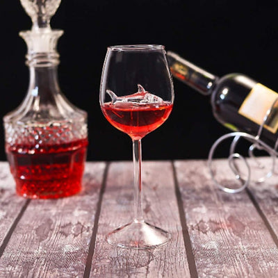 Shark Emerging Wine Glass Glasses June Trading   