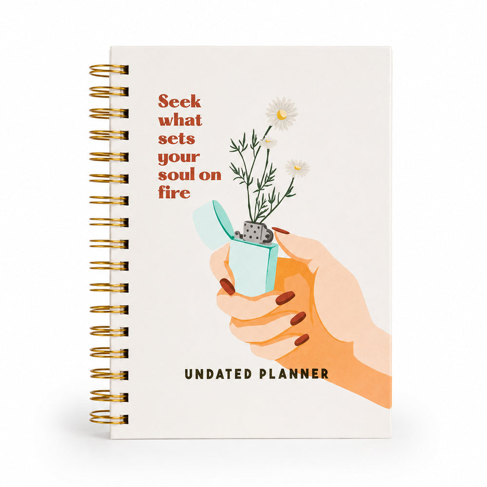 Soul On Fire — Undated Planner + Ultimate Sticker Book