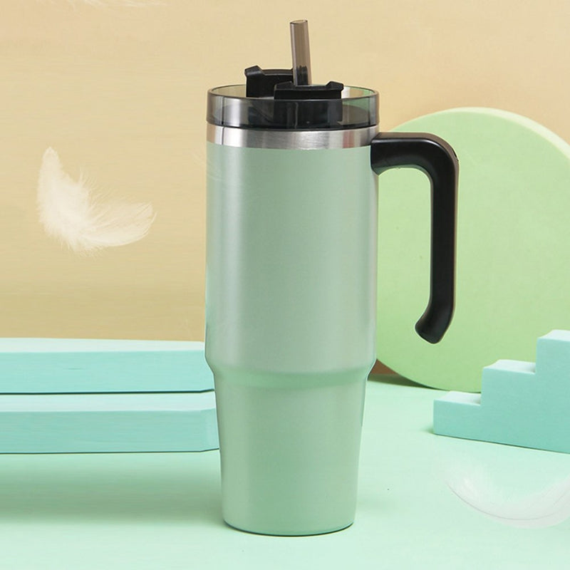 Voyage Heat Insulated Travel Coffee Mug Sippers The June Shop Fern Green  