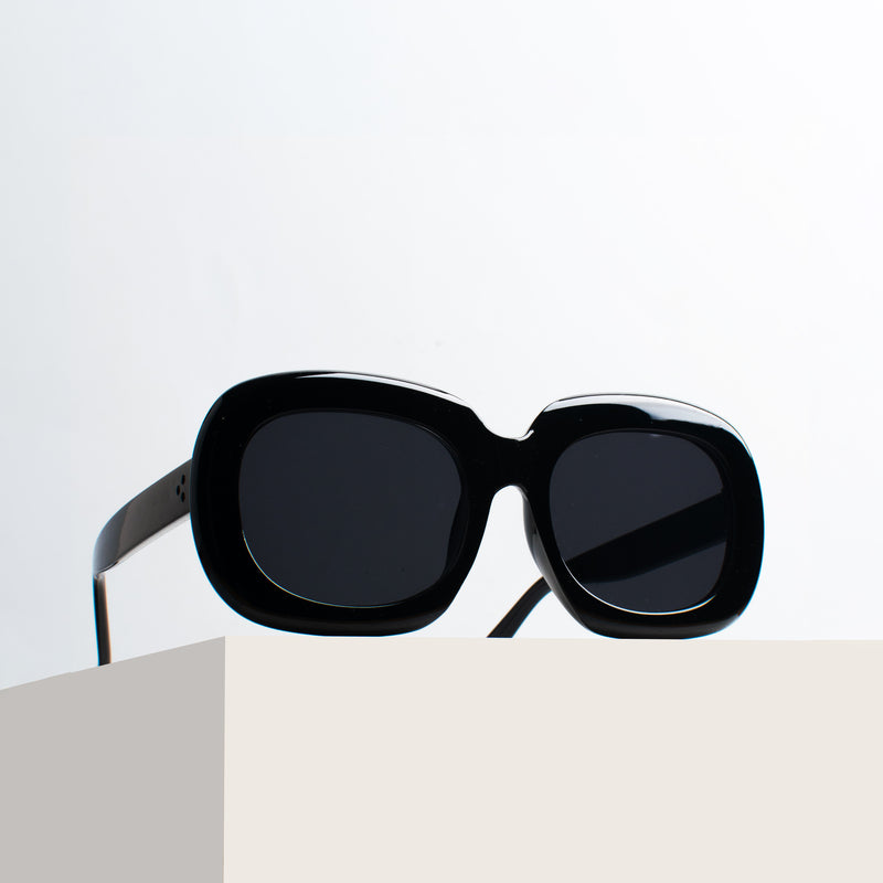 Black Giggle Oversized Goggles For Kids
