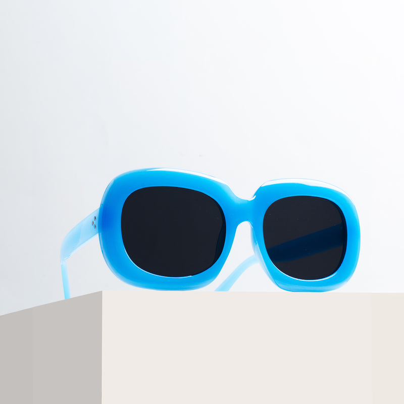Sea Blue Giggle Oversized Goggles For Kids