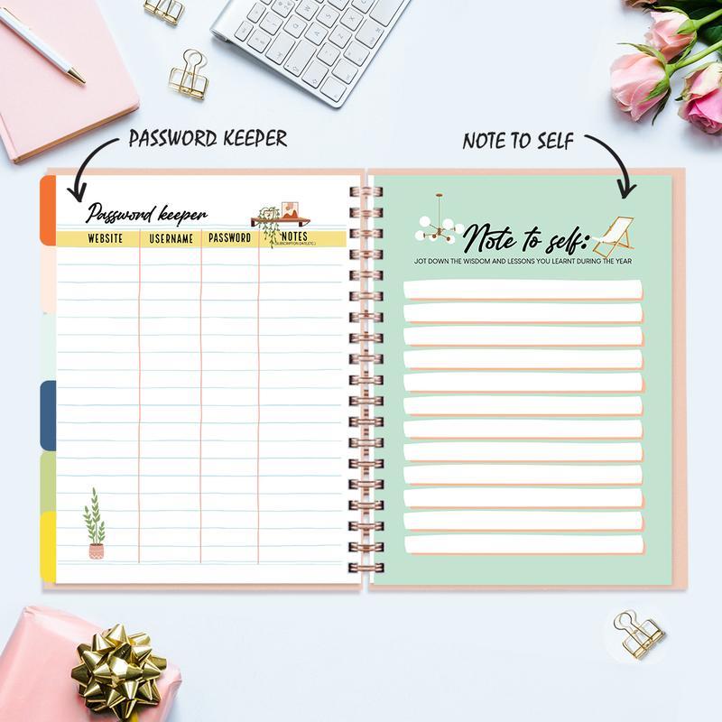 Undated Yearly Planner - Be Different Babe Undated Planners June Trading   