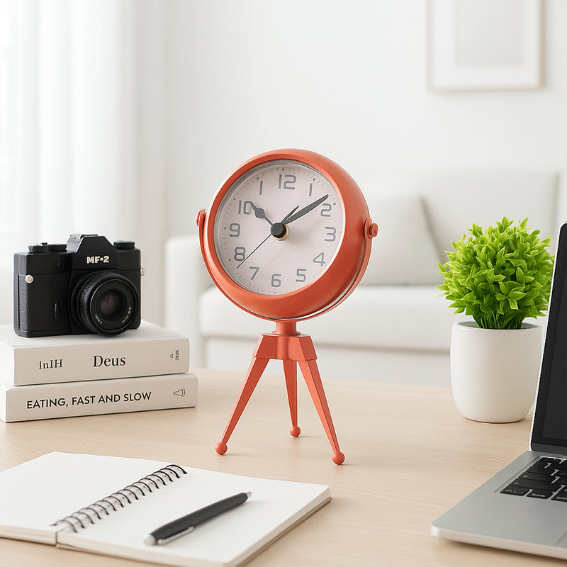 Pendulum Allure Table Clock With Tripod Stand