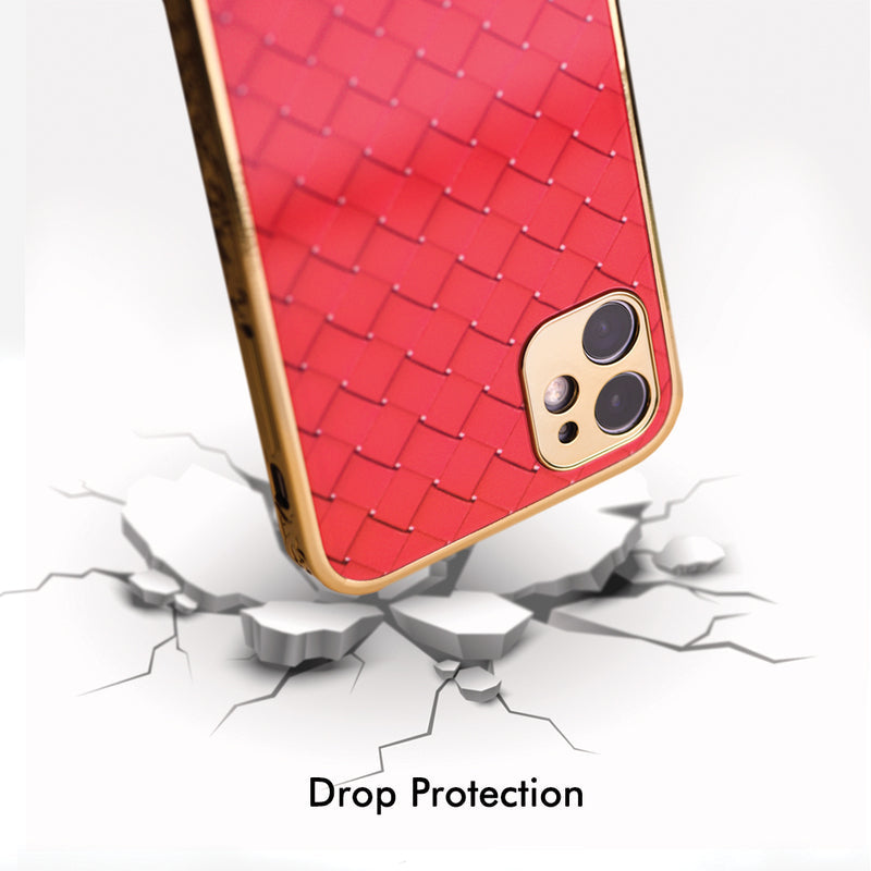 Marble Pattern Rose Gold Edge iPhone 14 Pro Max Case iPhone 14 Pro Max June Trading   