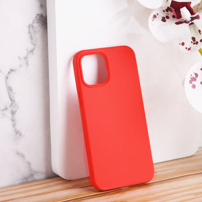 Colour Drop Silicone iPhone 12 Pro Max Case iPhone 12 Pro Max June Trading Rouge Red  
