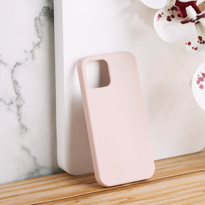Colour Drop Silicone iPhone 12 & 12 Pro Case iPhone 12 & 12 Pro June Trading Powder Pink  