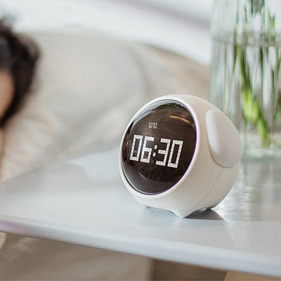 Pixie Emoji Alarm Clock With Night Light Table Clocks The June Shop   