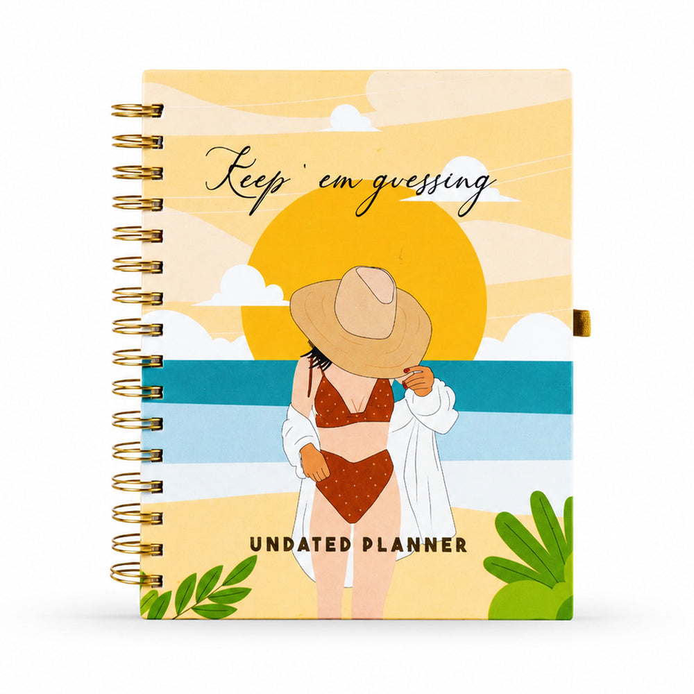 Keep 'em Guessing — Undated Planner + Ultimate Sticker Book