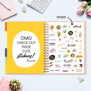 Undated Yearly Planner - Be Different Babe Undated Planners June Trading   