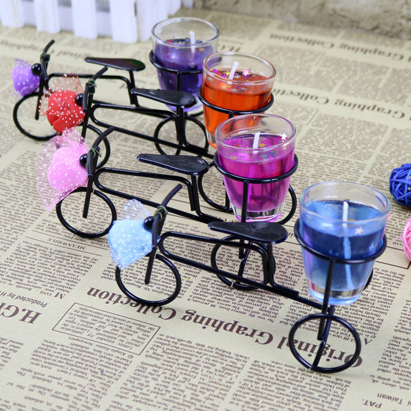 Bicycle Jelly Candle Stand Candles June Trading   