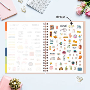 Undated Yearly Planner - Wake Up Beauty, Time To Beast Undated Planners June Trading   