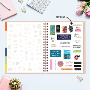 Shine Like The Universe - Undated Yearly Planner Undated Planners June Trading   