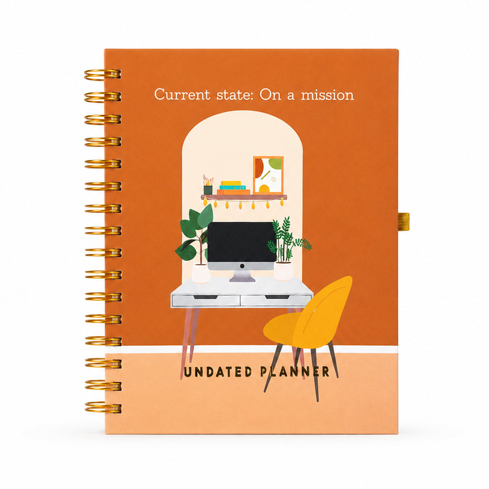 Current State: On A Mission — Undated Planner + Ultimate Sticker Book