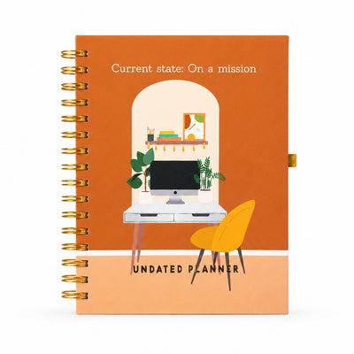 Current State: On A Mission — Undated Planner + Ultimate Sticker Book