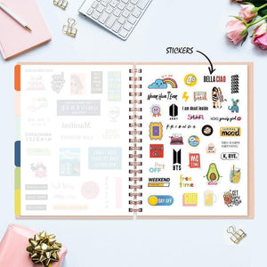 Undated Yearly Planner - Be Different Babe Undated Planners June Trading   