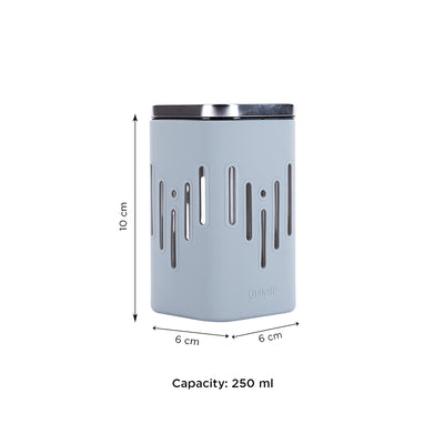 Store 'O' Grip Borosilicate Glass Container with Protective Silicone Sleeve