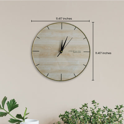 The Wooden Pattern Wall Clock Wall Clocks June Trading   
