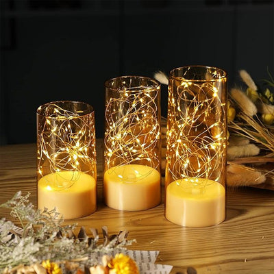 Light Up Life Flameless LED Candle (Set of 3) (Battery-Operated)