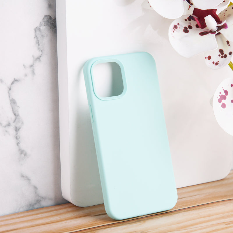 Colour Drop Silicone iPhone 12 Pro Max Case iPhone 12 Pro Max June Trading Turquoise Blue  