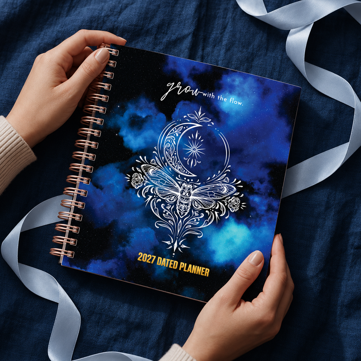 Grow With The Flow 2027 dated planner alternate product view
