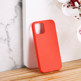 Colour Drop Silicone iPhone 12 & 12 Pro Case iPhone 12 & 12 Pro June Trading Rouge Red  