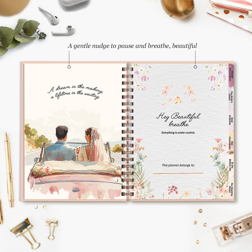Our Story Begins Here — Wedding Planner