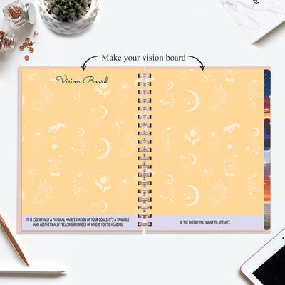 Undated Yearly Planner (2025 Collection) Out Do Me + Ultimate Sticker Book