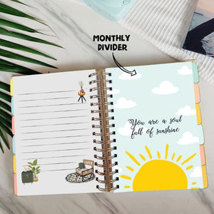 Undated Yearly Planner - Rebel With Cause Undated Planners June Trading   