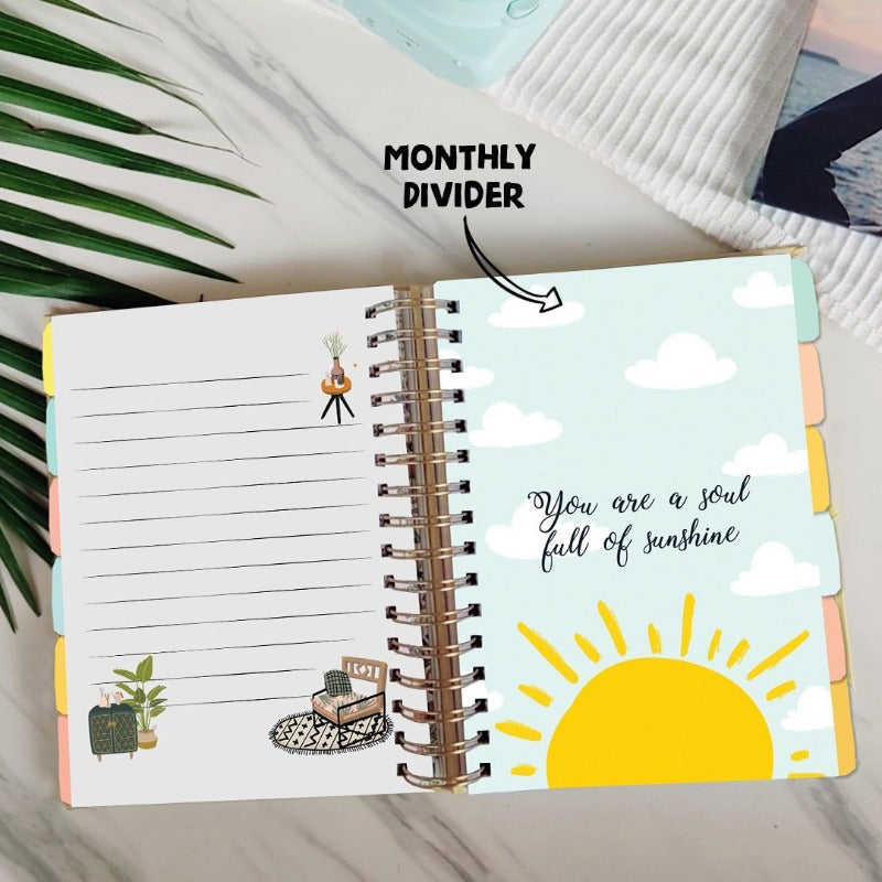 Undated Yearly Planner - Rebel With Cause Undated Planners June Trading   